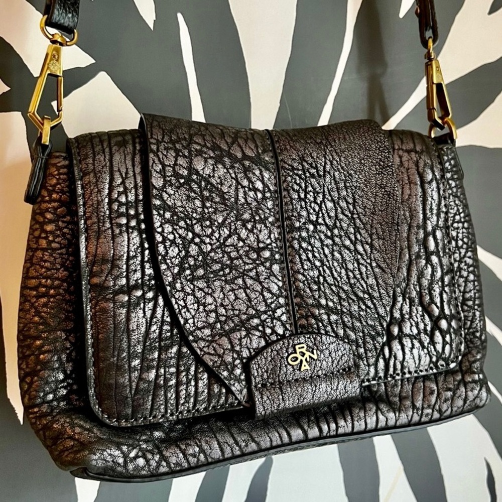 orYANY metallic crossbody